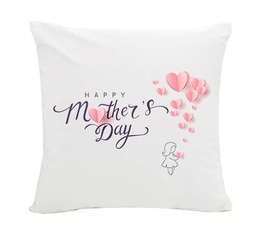 Happy Mothers Day Hearts Soft Cushion