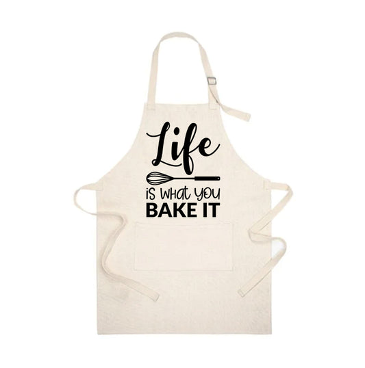 Life Is What You Bake It Linen Apron