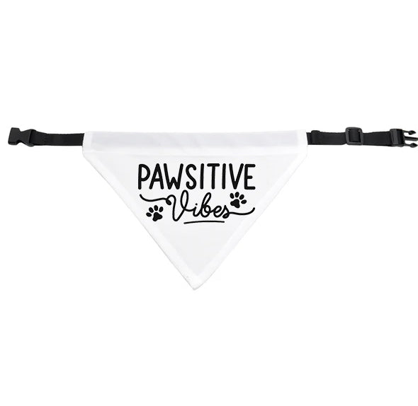 Pawsitive Vibes Dog Bandana - Small