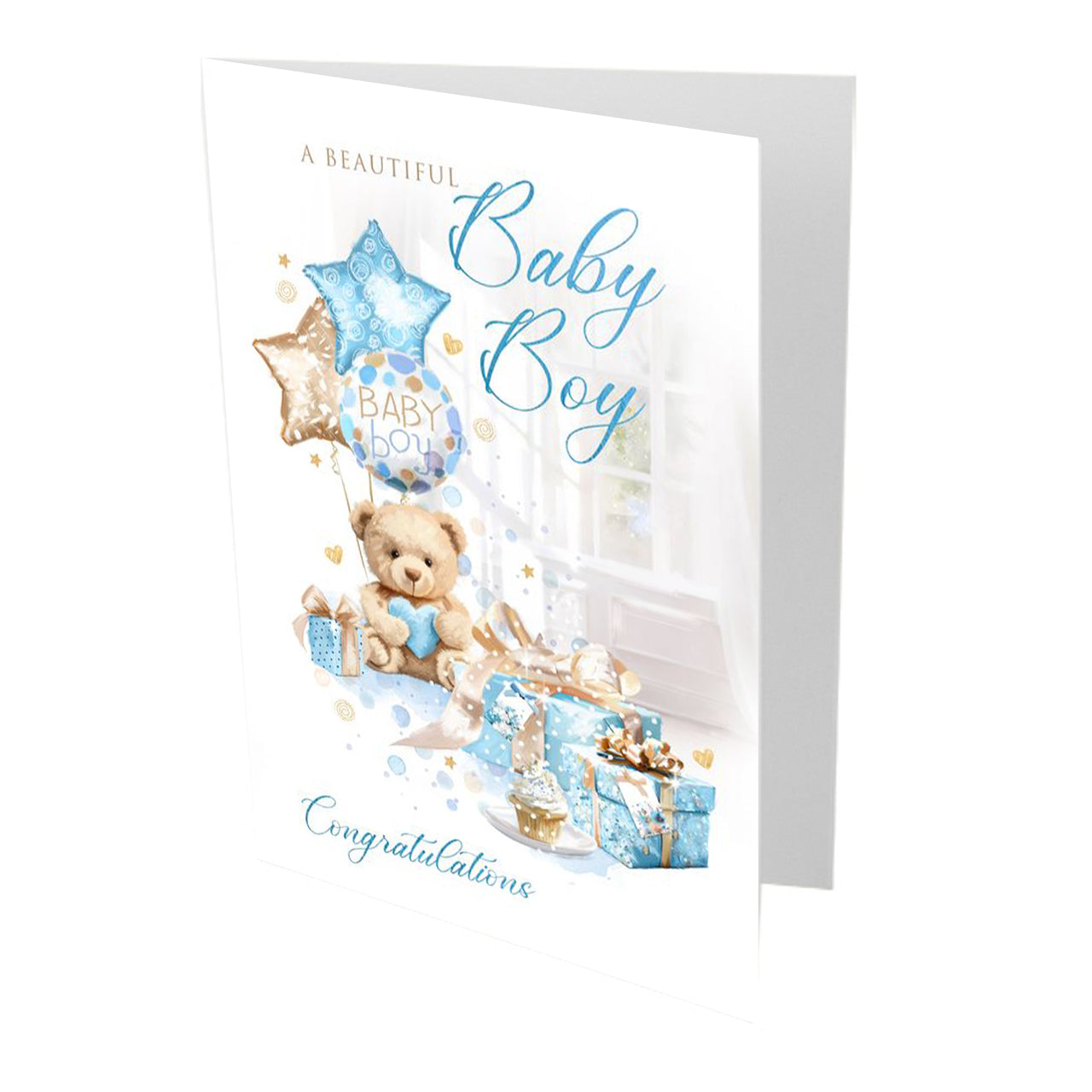 Baby Boy Congratulations Card