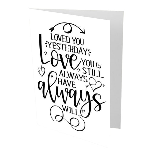 Love You Always Anniversary Card