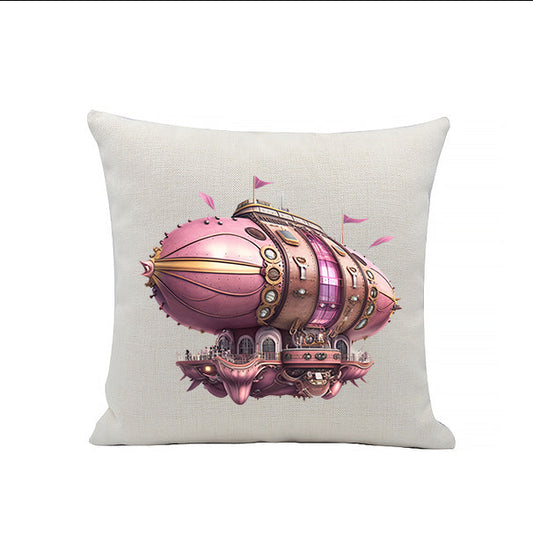 Steampunk Linen Cushion