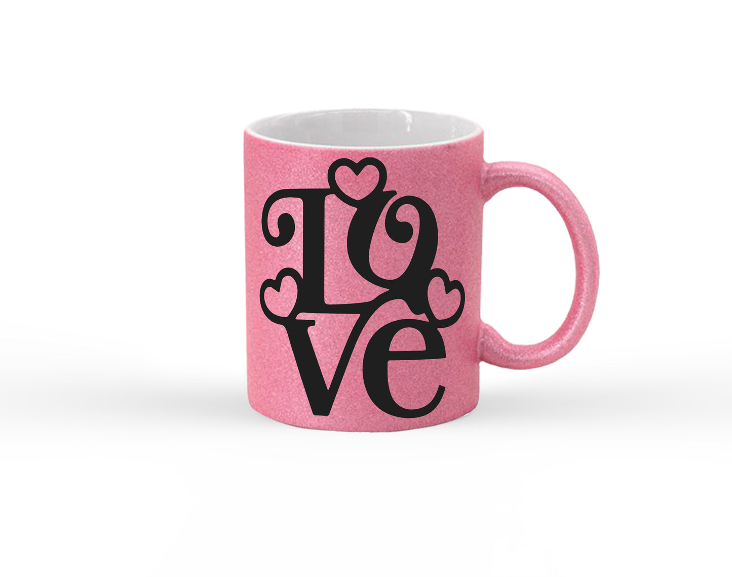 Love Glitter Mug