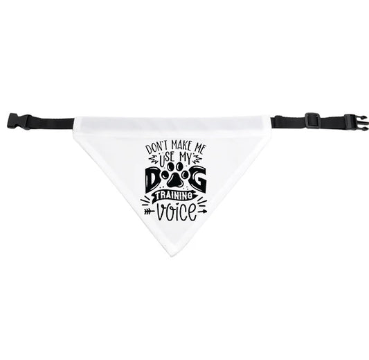 Dog Training Voice Dog Bandana - Small