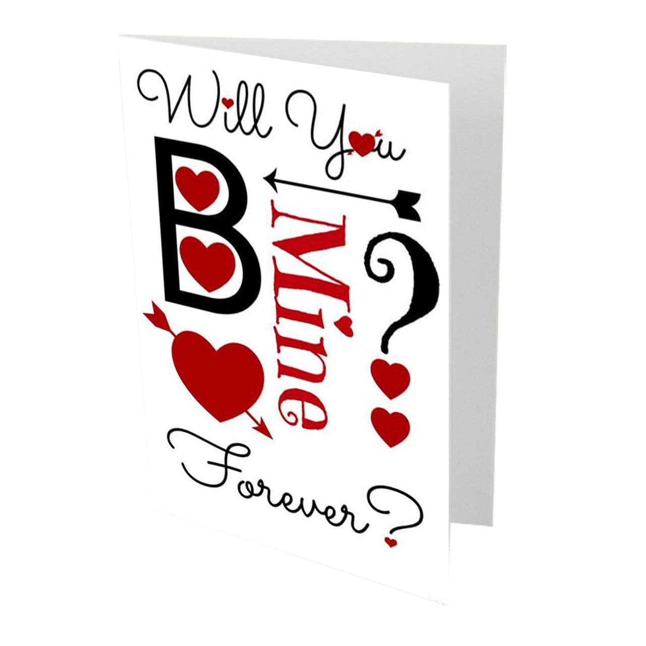 Will You Be Mine Forever Valentines Day Card