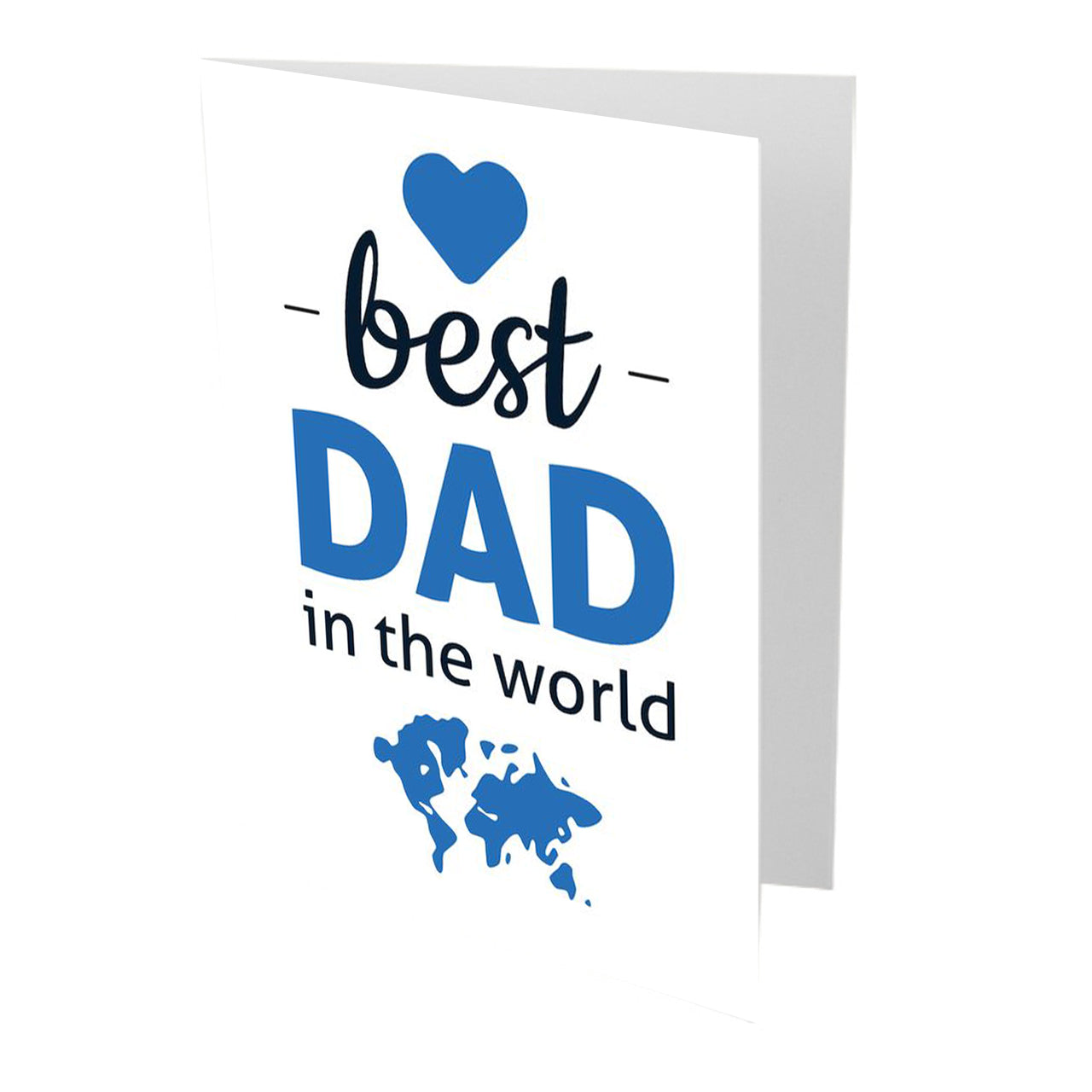 Best Dad In The World Fathers Day Card