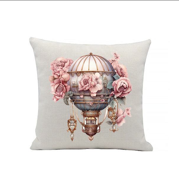 Steampunk Linen Cushion