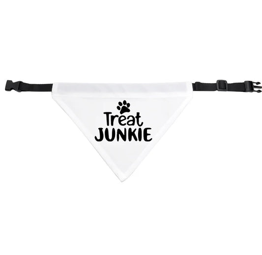 Treat Junkie Dog Bandana - Small