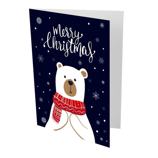 Polar Bear Merry Christmas Card