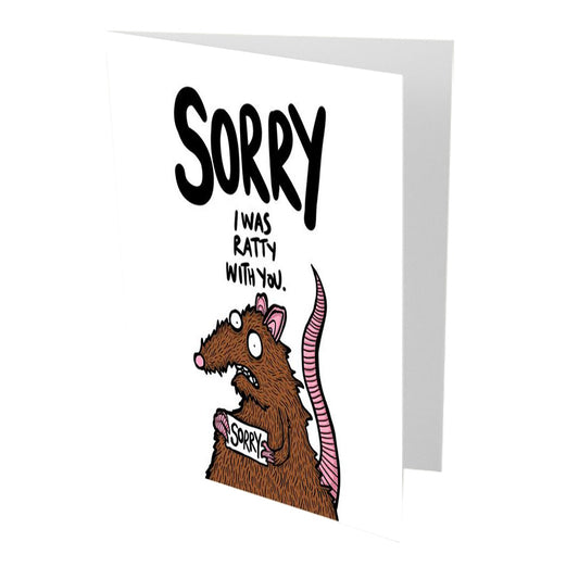 Sorry I Was Ratty With You Sorry Card