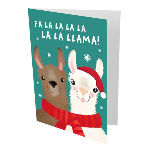 Llama Christmas Card