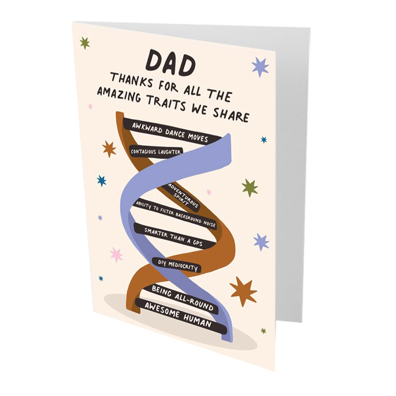 Dad Traits Fathers Day Card