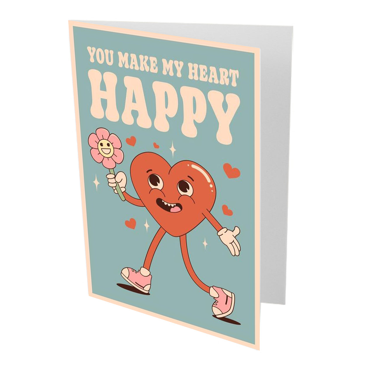 You Make My Heart Happy Valentines Day Card