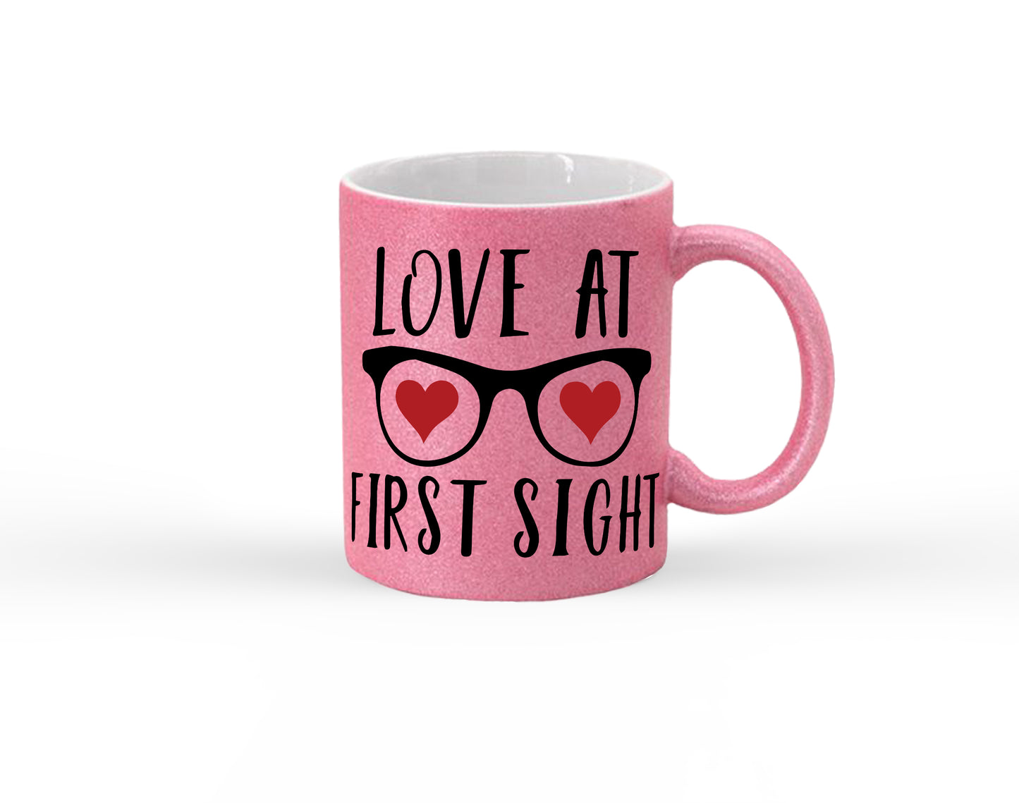 Love at First Sight Glitter Mug