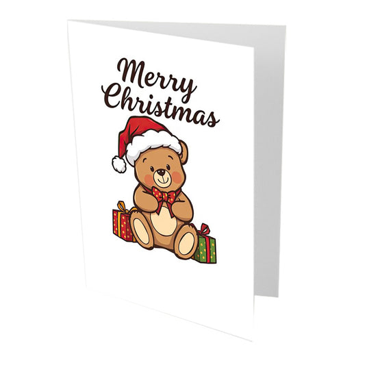 Bear Merry Christmas Card