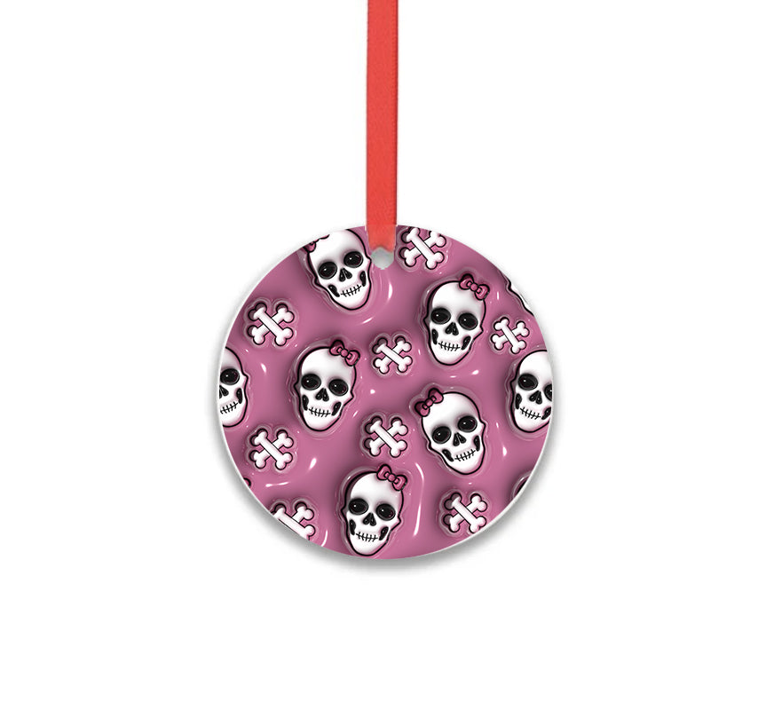 Skulls and Cross Bones Halloween Hanging Charm