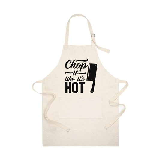 Chop It Like Its Hot Linen Apron