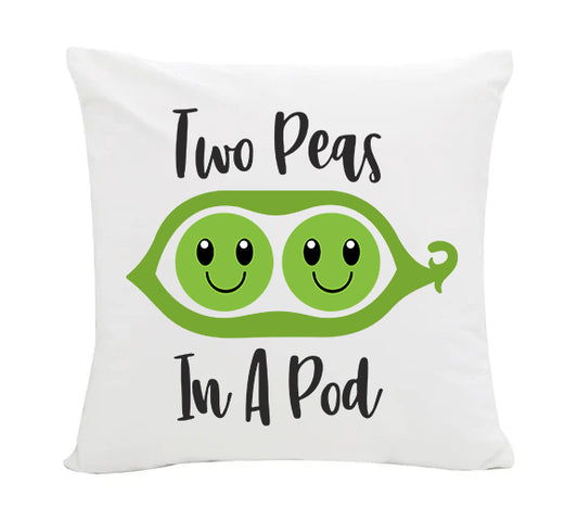 Two Peas in a Pod Soft Cushion