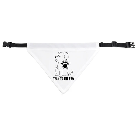 Talk to the Paw Dog Bandana - Small