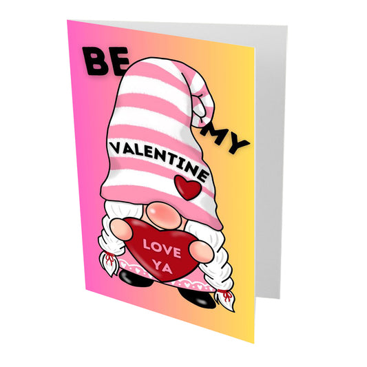 Gnome I Love You Valentines Day Card