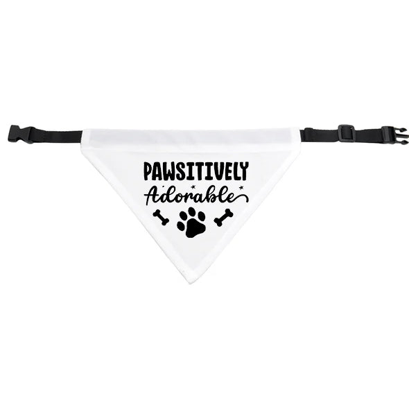 Pawsitively Adorable Dog Bandana - Small