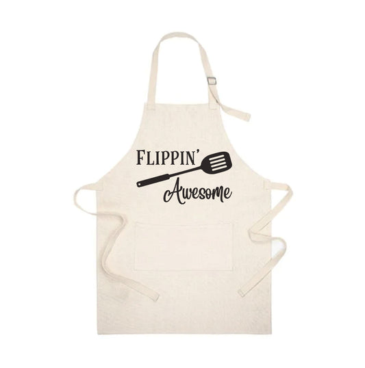 Flippin Awesome Linen Apron