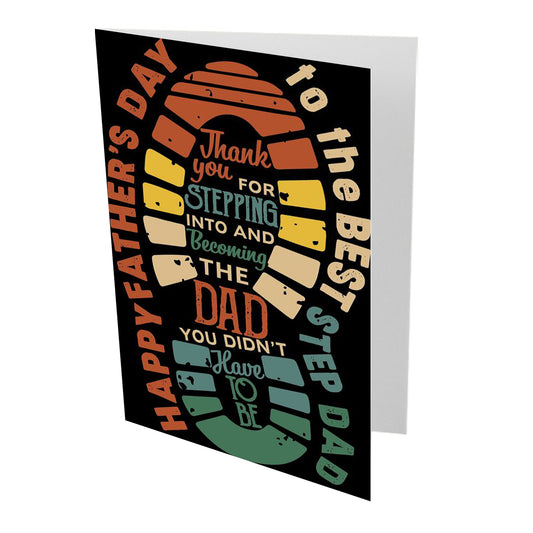 Best Step Dad Fathers Day Card