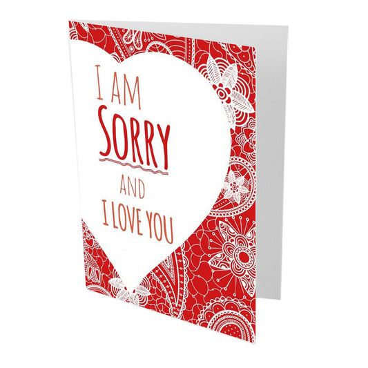 Im Sorry and I Love You Sorry Card