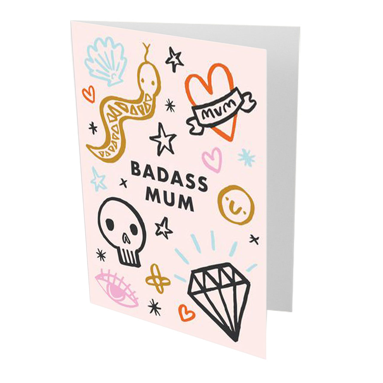 Badass Mum Mothers Day Card