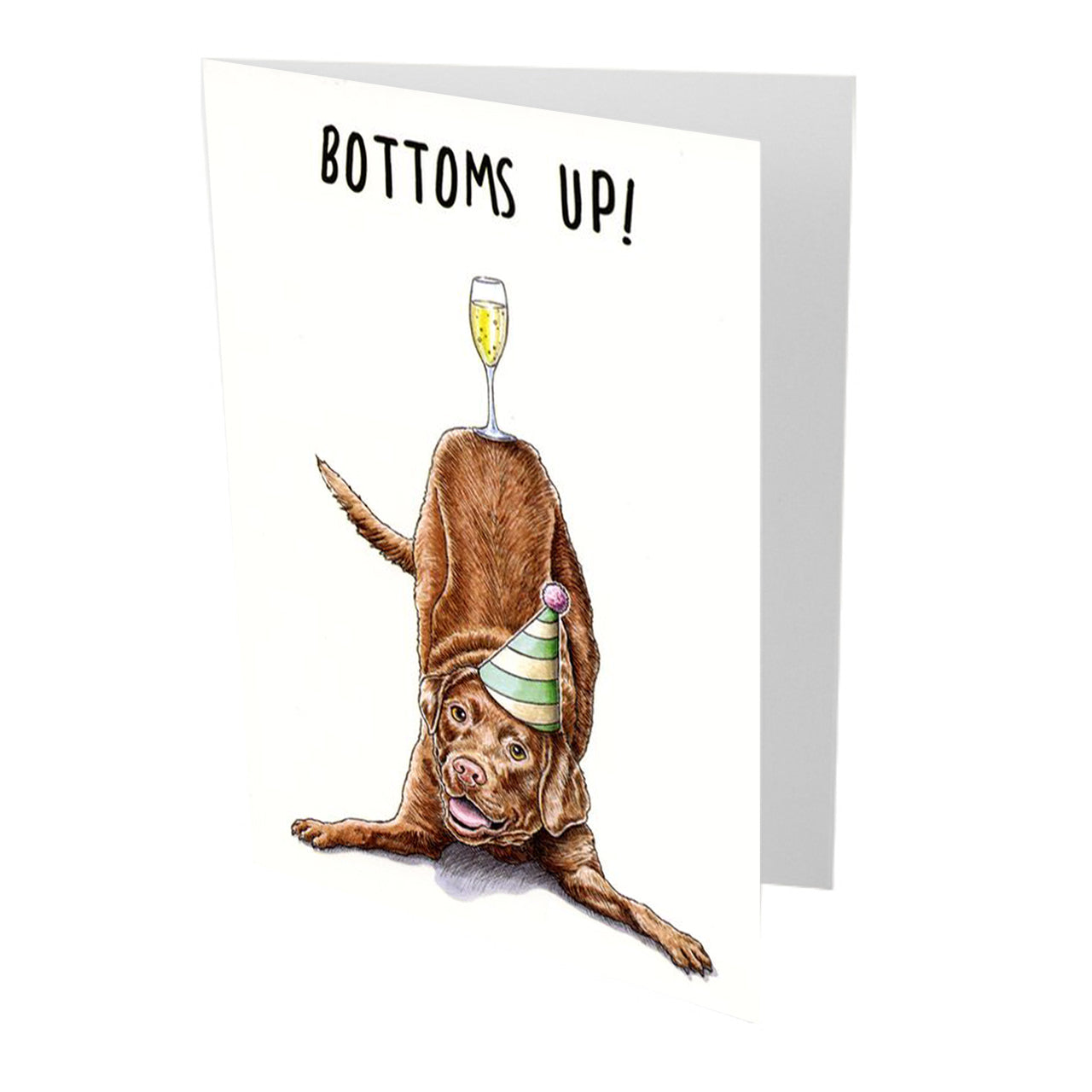 Bottoms Up Birthday Card