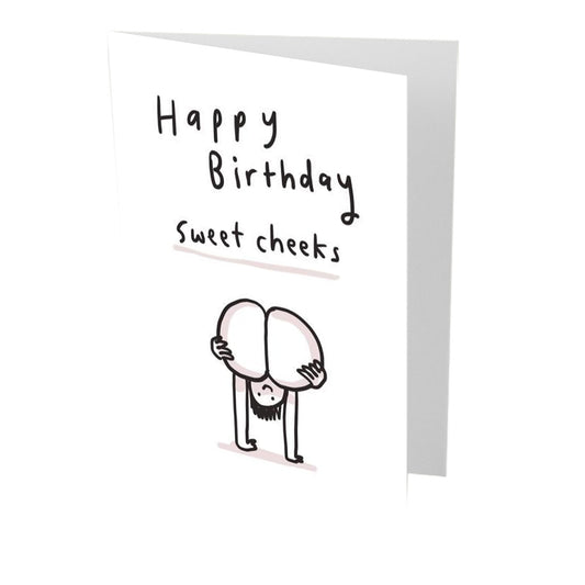 Sweet Cheeks Birthday Card