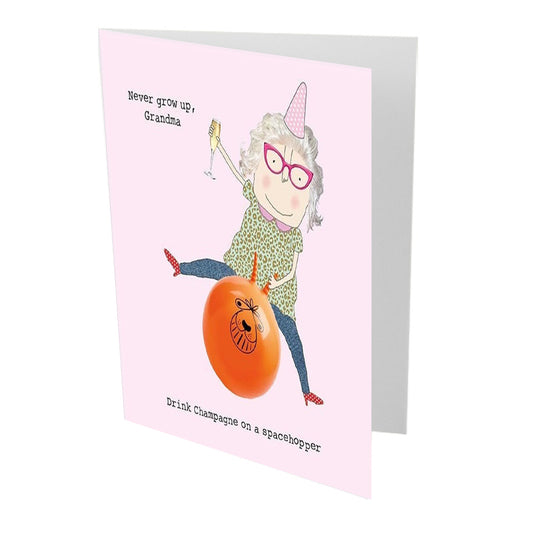 Never Grow Up Grandma Birthday Card