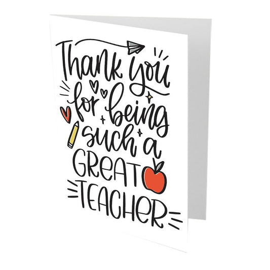 Great Teacher Thank You Card