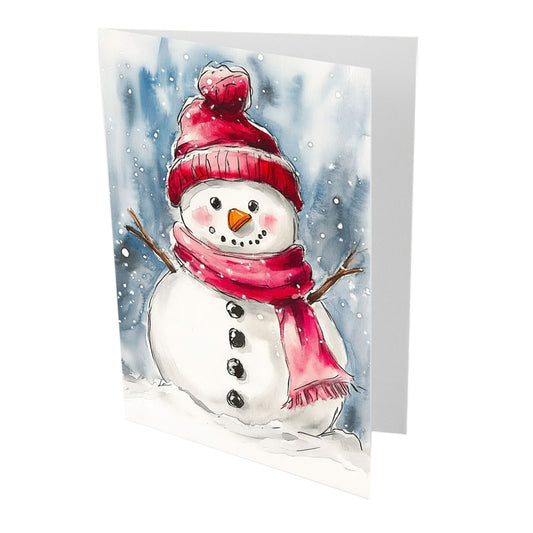 Snowman Christmas Card