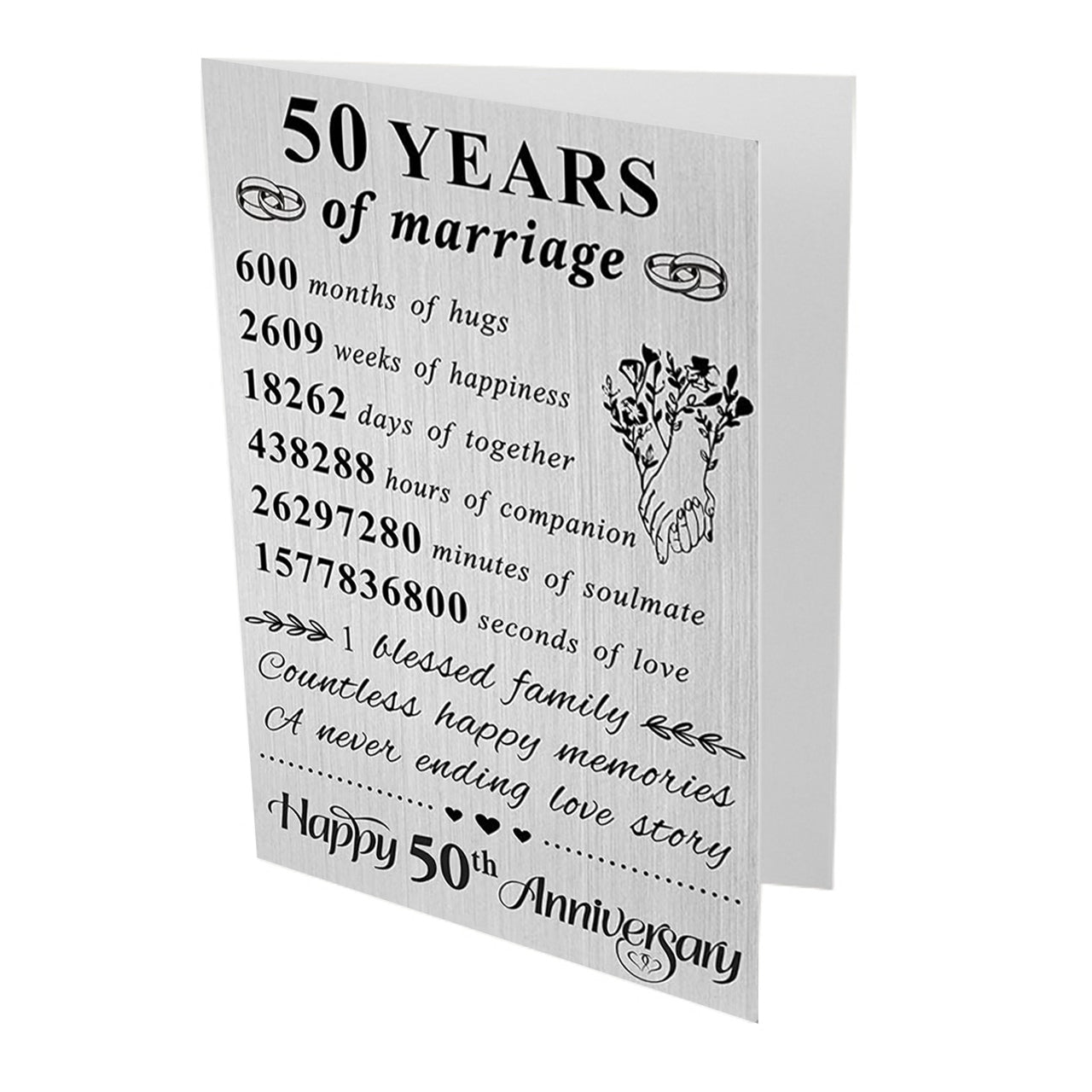 50 Years Anniversary Card