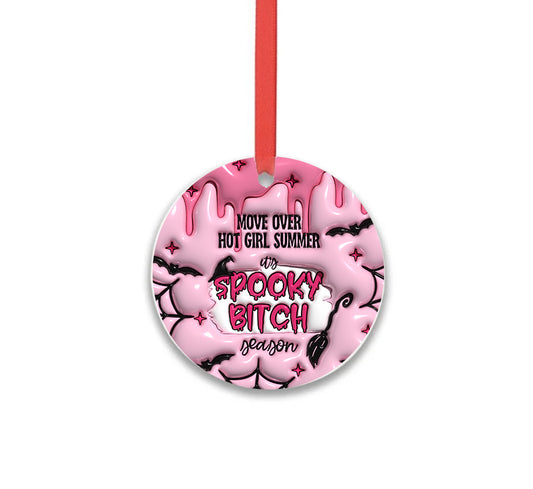 Spooky Bitch Season Halloween Hanging Charm