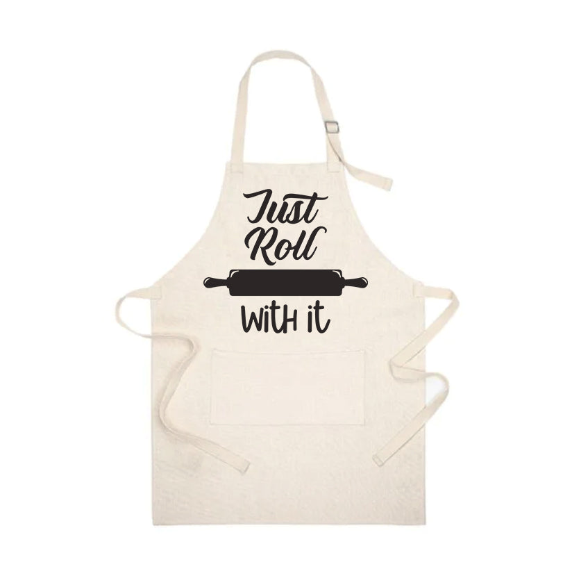 Just Roll With It Linen Apron