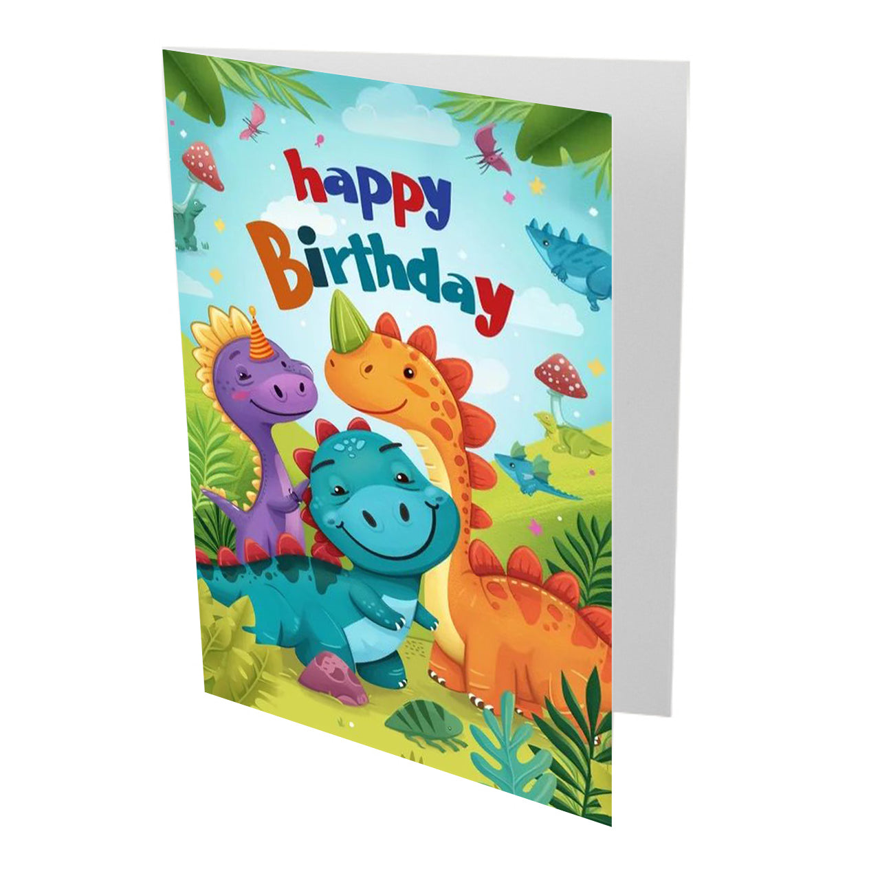 Dinosaur Happy Birthday Card