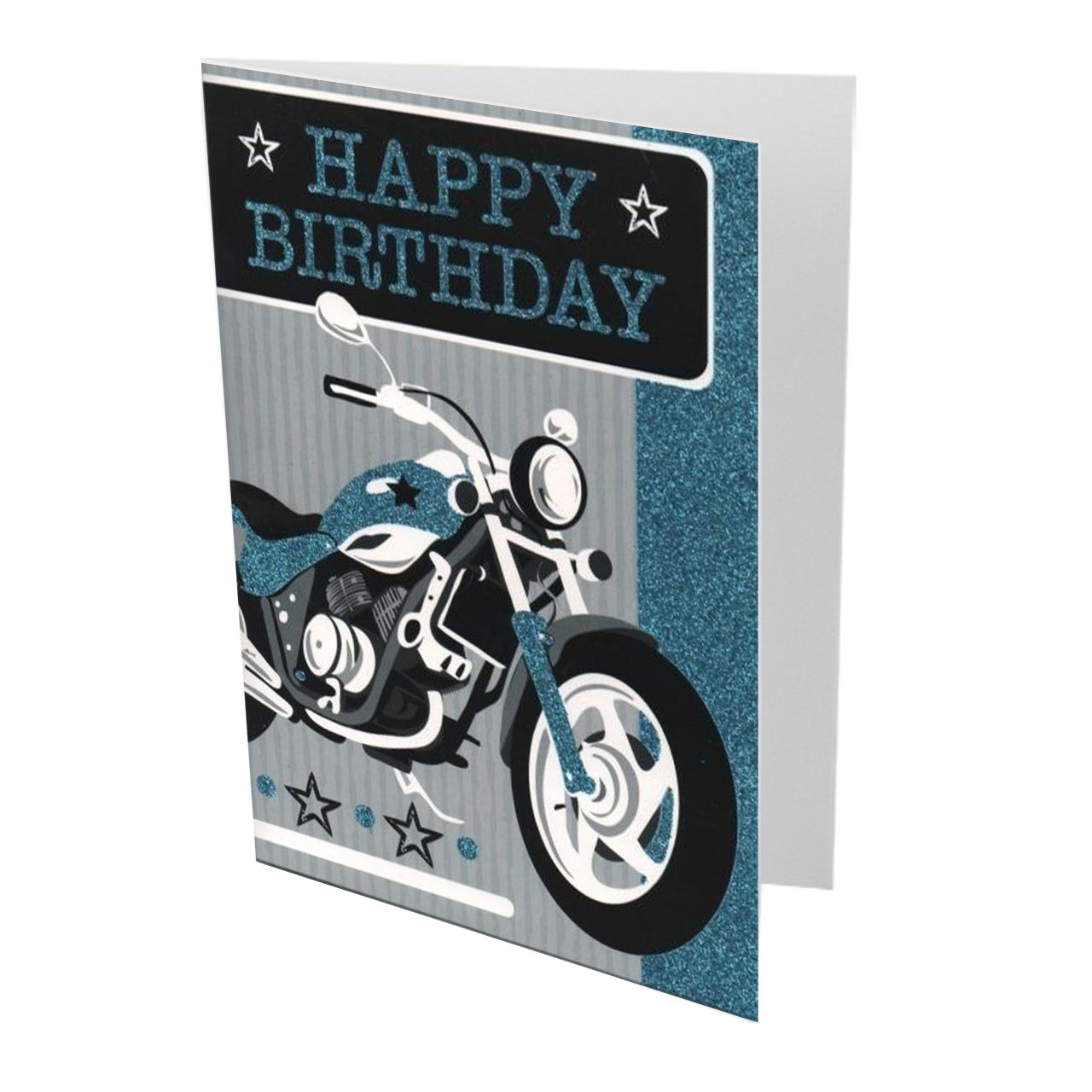 Motorbike Happy Birthday Card