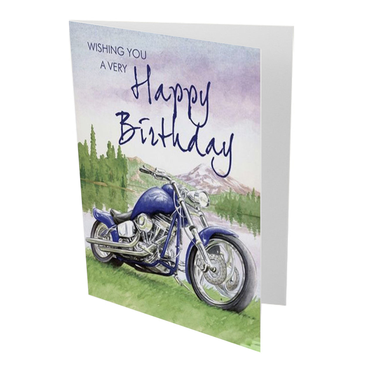 Motorbike Happy Birthday Card