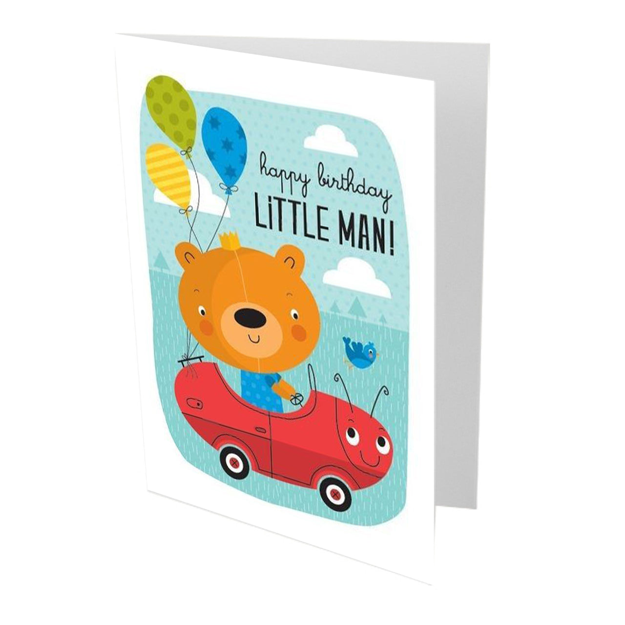 Little Man Happy Birthday Card