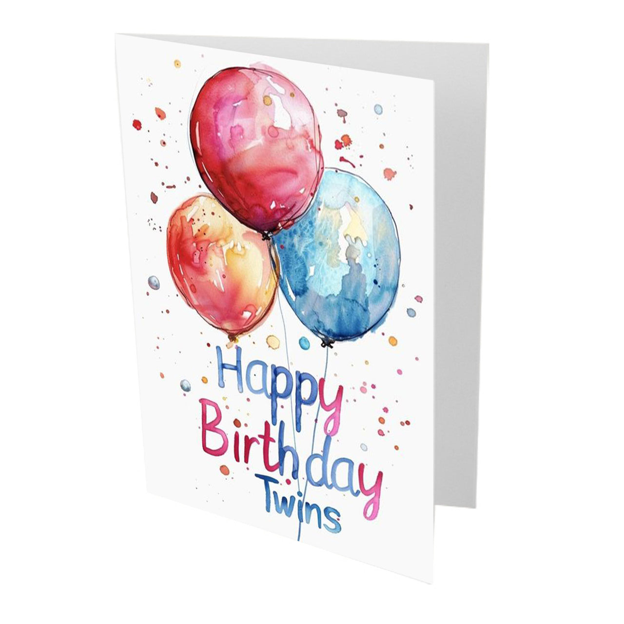 Twins Happy Birthday Card