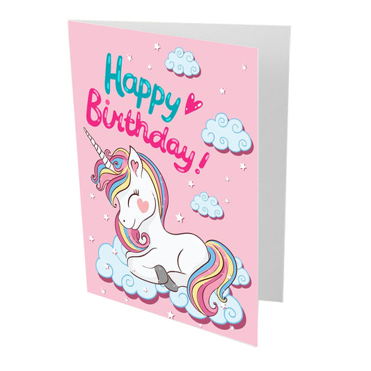 Unicorn Happy Birthday Card