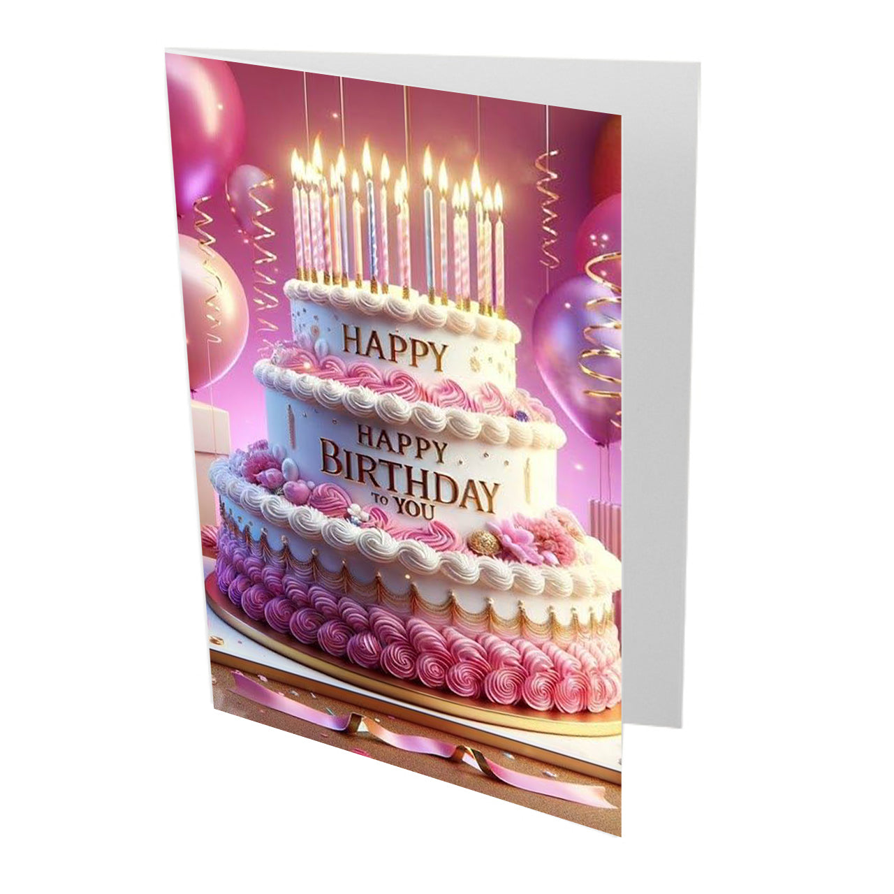 Cake Happy Birthday Card