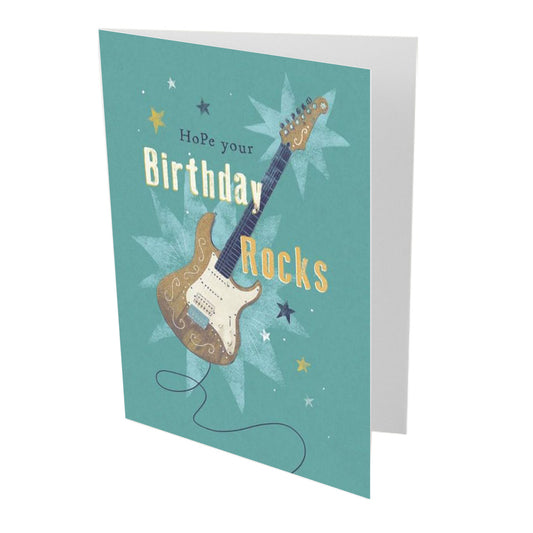 Hope Your Birthday Rocks Birthday Card