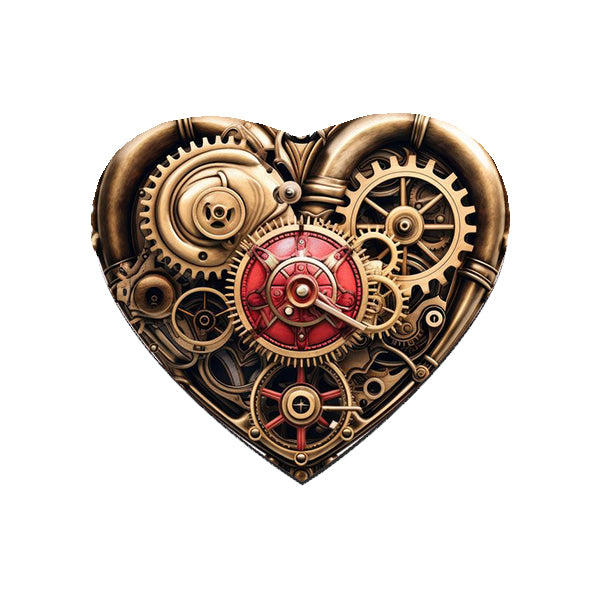 Steampunk Heart Mouse Mat