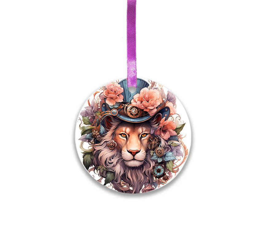 Steampunk Lion Hanging Charm