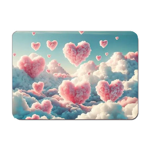 Heart Clouds Mouse Mat