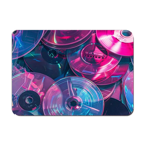 Colourful CDs Mouse Mat