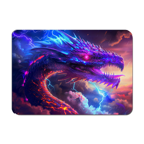 Neon Dragon Mouse Mat